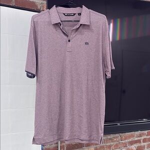 Travis Mathew Purple Polo Shirt